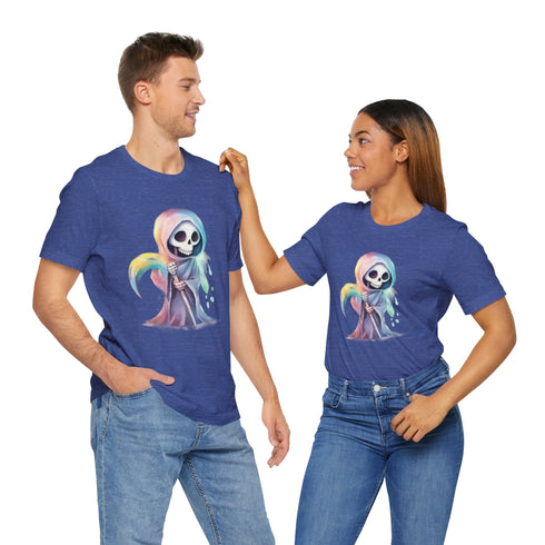 Cute Colorful Reaper - Short Sleeve Tee